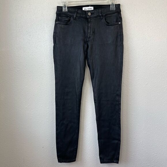 NWOT DL 1961 Black Emma Power Leggings Size 26 - Picture 1 of 7